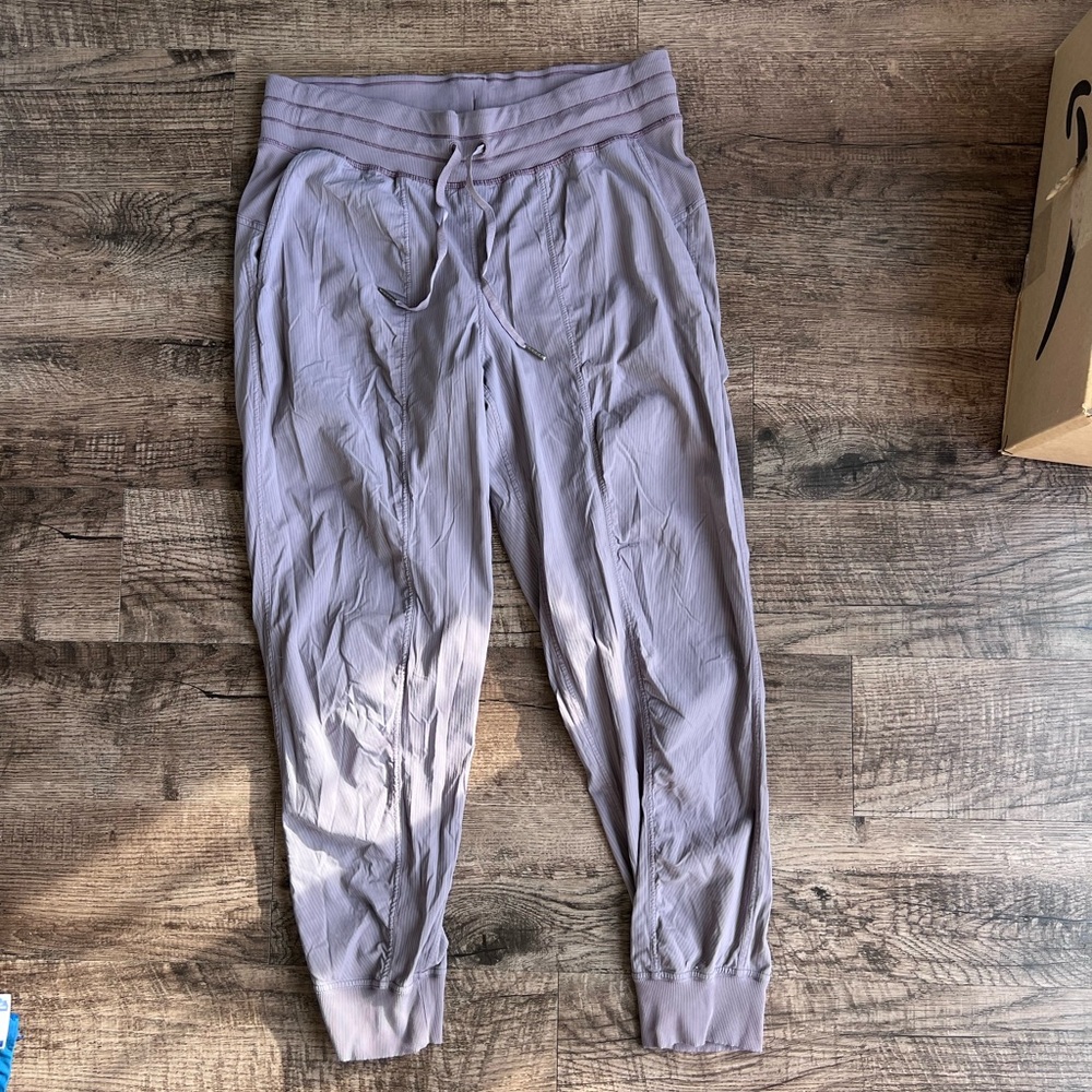 lululemon athletica Light Gray Track Pants